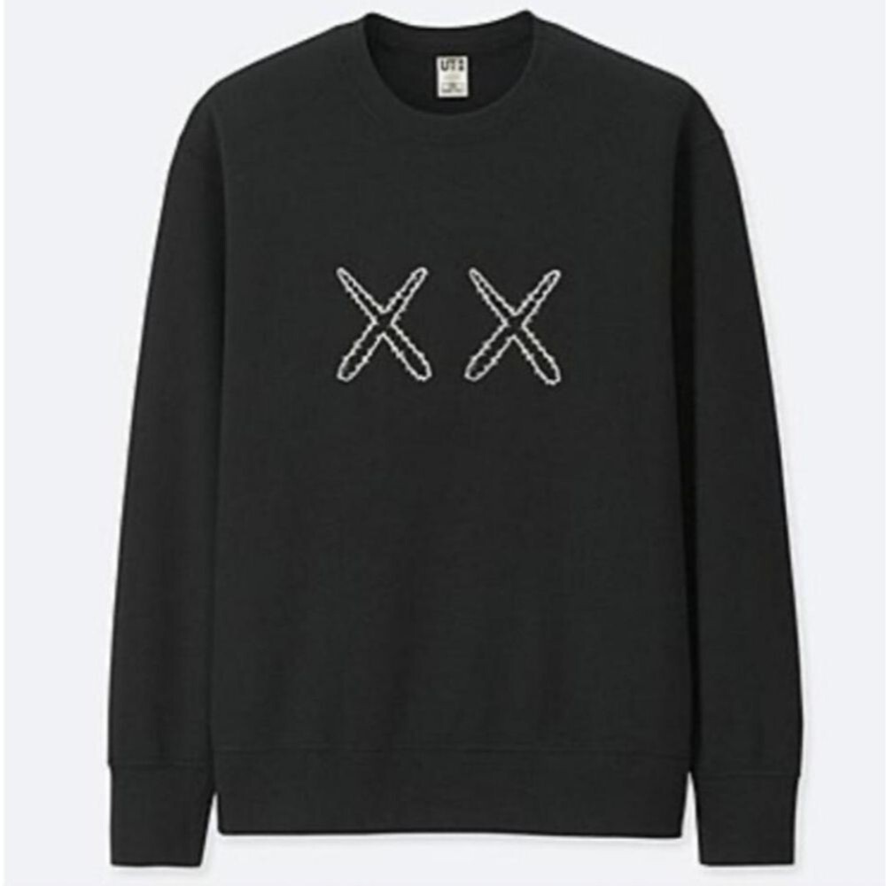 Uniqlo KAWS x Sesame Street Sweatshirt Streetwear Skater Goth Collab